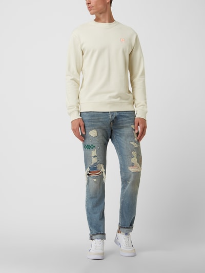 Scotch & Soda Skinny fit jeans in destroyed-look, model 'Ralston' Jeansblauw - 1