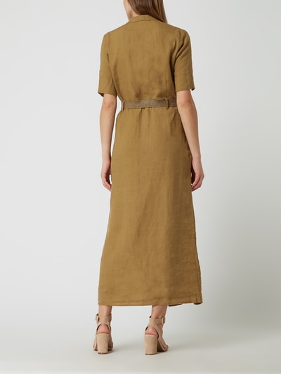 Esprit Collection Sukienka z lnu  Camel 4