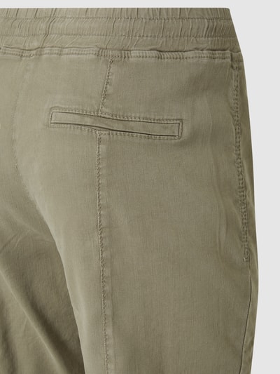 MAC Jogpants aus Leinenmischung Khaki 4