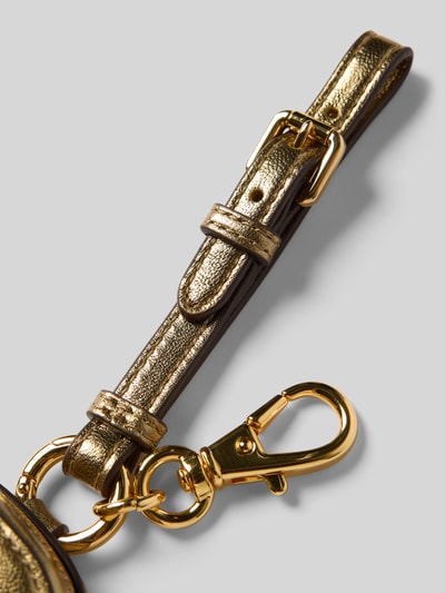 Lauren Ralph Lauren Schlüsselanhänger aus Schafsleder mit Karabiner Gold 3