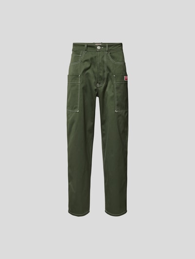 Kenzo Cargohose mit Label-Patch Khaki 2