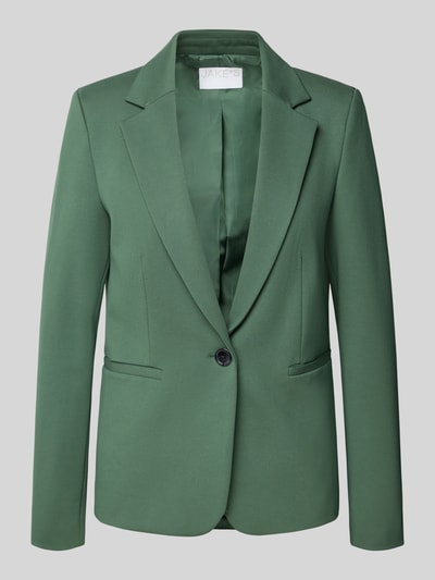 Jake*s Collection Regular Fit Blazer mit Reverskragen und Paspeltaschen Dunkelgruen 2