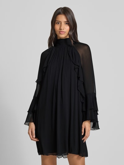 Christian Berg Woman Selection Sukienka mini ze stójką Czarny 4