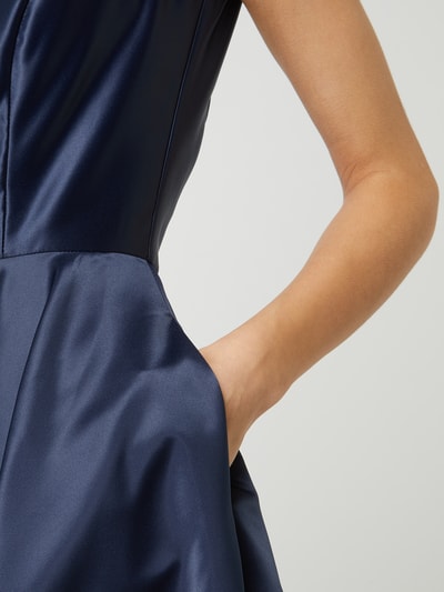 SWING Cocktailkleid aus Satin Dunkelblau 3
