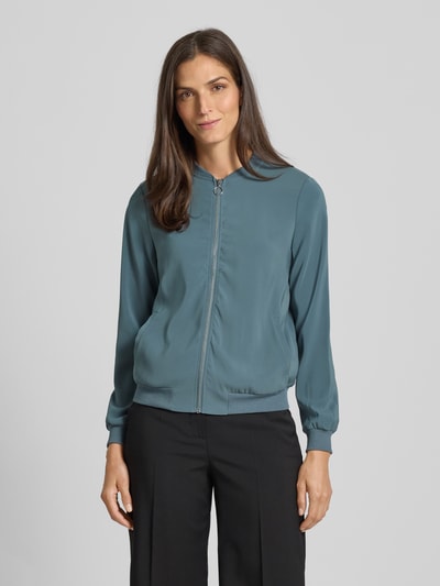 Vero Moda Regular Fit Blouson mit Reißverschluss Modell 'COCO' Petrol 4