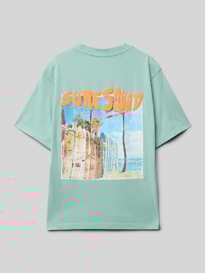 s.Oliver RED LABEL Regular fit T-shirt van puur katoen Turquoise - 3