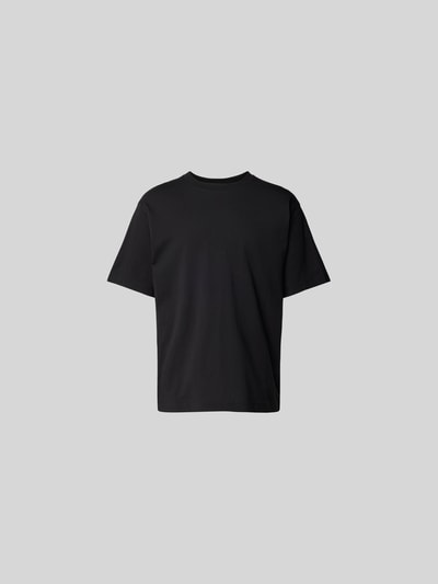 Closed T-Shirt mit geripptem Rundhalsausschnitt Black 2