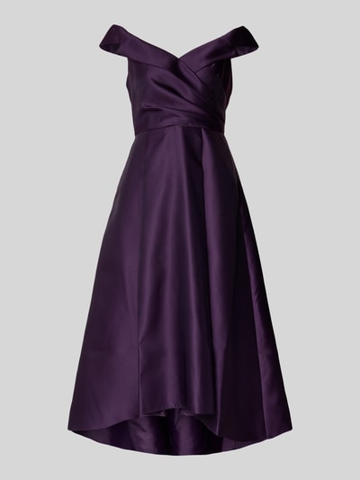 Adrianna Papell Cocktailkleid im Off-Shoulder-Look Bordeaux 2