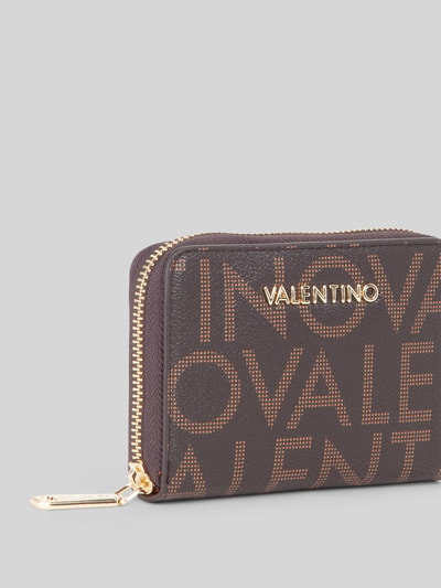 Valentino Bags Portemonnee met logodetail model 'REGINA' Middenbruin - 2