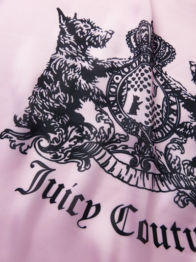 Juicy Couture Szal z nadrukiem z logo model ‘HOLLYHOCK’ Jasnoróżowy 3