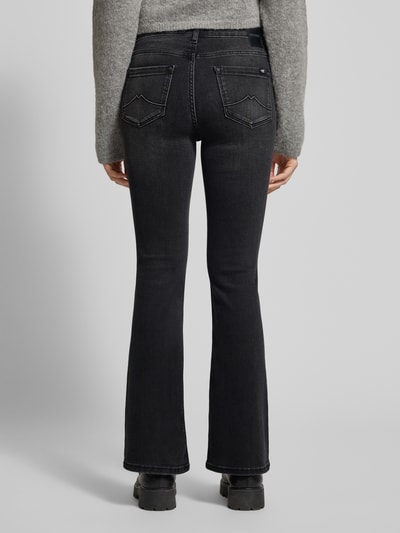 Mustang Jeansy rozkloszowane z 5 kieszeniami Czarny 5