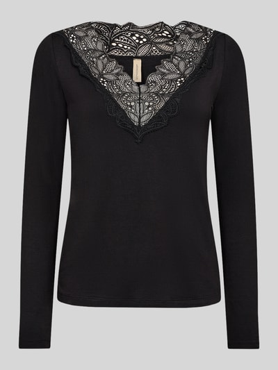 Soyaconcept Slim fit shirt met lange mouwen van lyocellmix model 'Marica' Zwart - 2
