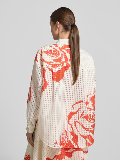 Essentiel Antwerp Bluzka koszulowa o kroju oversized z kołnierzykiem koszulowym model 'JORANGE' Biały 5