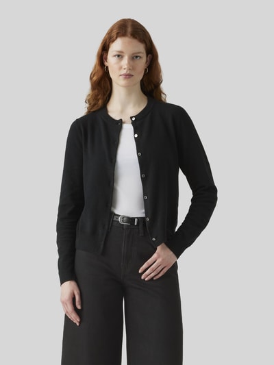 Levi's® Regular Fit Strickjacke aus Baumwoll-Mix Black 4