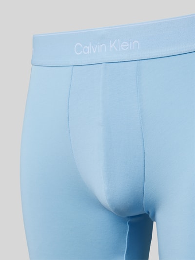 Calvin Klein Underwear Regular Fit Trunks aus Baumwoll-Mix im 3er-Pack Blau 2