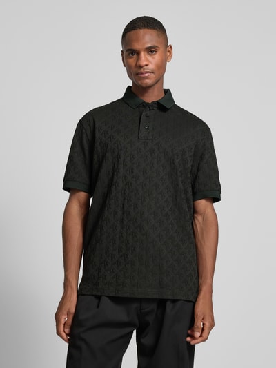 ARMANI EXCHANGE Poloshirt mit Label-Details Oliv 4