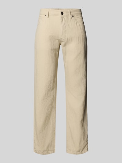 JOOP! Collection Regular Fit Leinenhose im 5-Pocket-Design Modell 'Fortress' Offwhite 2