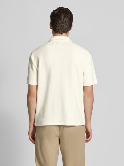MCNEAL Poloshirt mit kurzem Reißverschluss Ecru 5