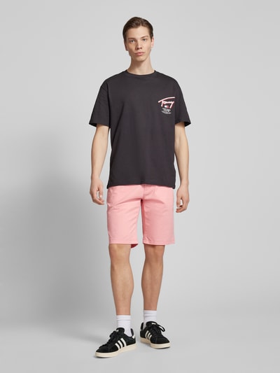 Tommy Jeans Korte broek in effen design, model 'SCANTON' Rosé - 1