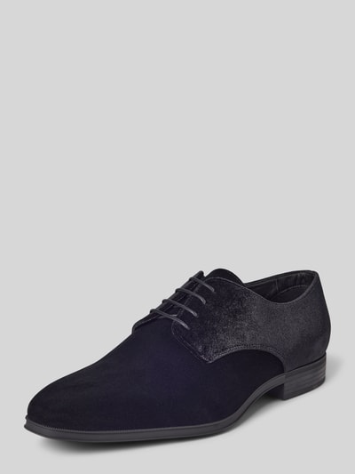 BOSS Buty derby z ozdobnym szwem model ‘Theon’ Czarny 1