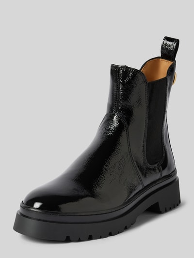 Gant Chelsea boots van leer met applicatie, model 'Aligrey' Zwart - 1