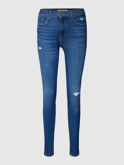 Levi's® Super Skinny Jeans von Levi's® im Destroyed-Look Jeansblau 2