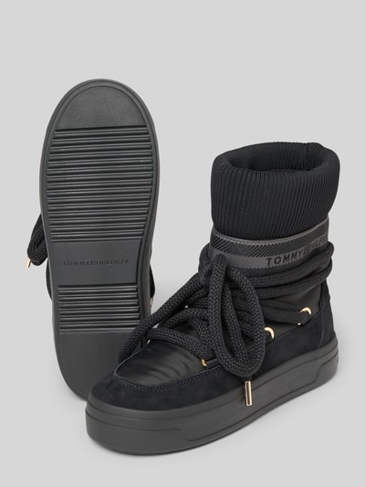 Tommy Hilfiger Laarzen met leer Zwart - 4