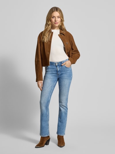 Mustang Jeansy o rozkloszowanym kroju z 5 kieszeniami model ‘Shelby’ Jeansowy niebieski 1