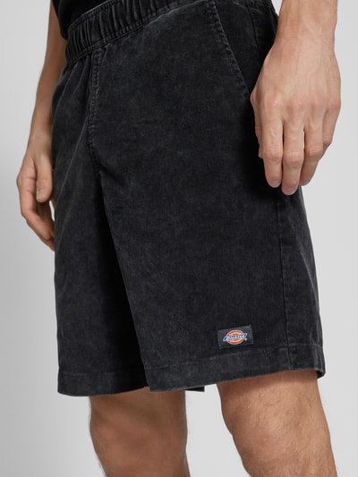 Dickies Szorty sztruksowe o kroju regular fit z elastycznym pasem model ‘CHASE CITY’ Czarny 3