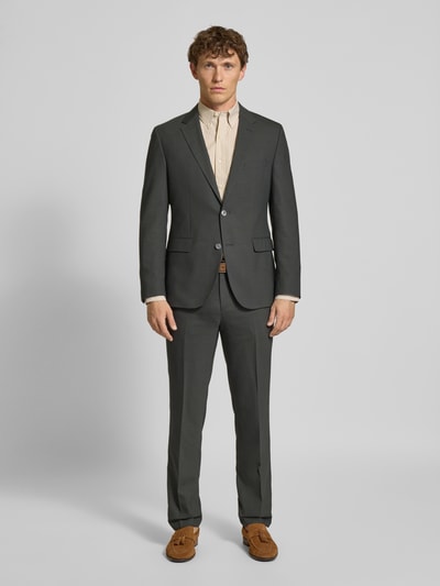 BOSS Pantalon met steekzakken, model 'Leon' Donkergroen - 1