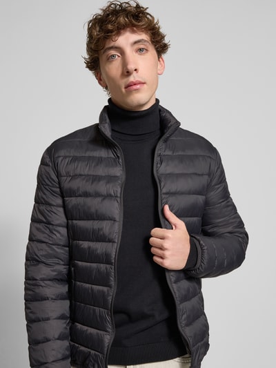 Only & Sons Regular Fit Steppjacke mit Reißverschlusstaschen Modell 'GAVIN' Anthrazit 3
