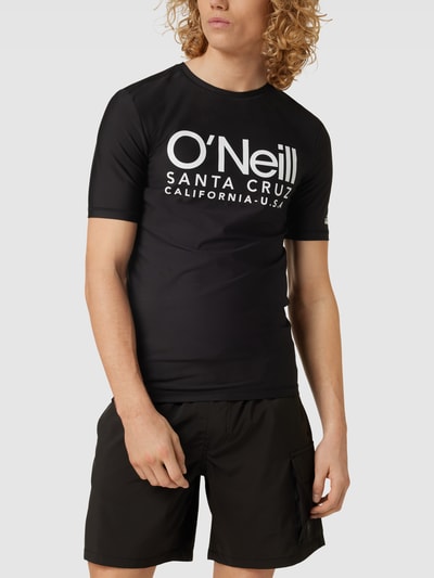 ONeill T-shirt met labelprint, model 'CALI' Zwart - 4