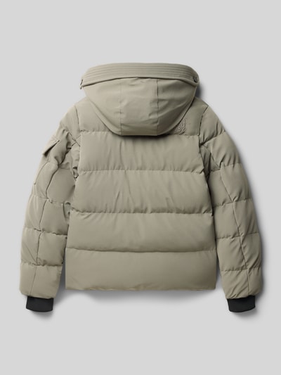 CARS JEANS Regular Fit Steppjacke mit Logo-Applikation Modell 'Camden' Taupe 3