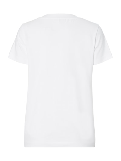 Jake*s Casual T-Shirt aus reiner Baumwolle Weiss 3