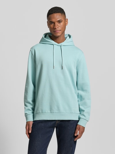 Marc O'Polo Regular Fit Hoodie aus reiner Baumwolle Tuerkis 4