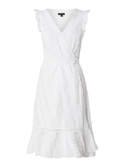 J CREW Wickelkleid aus Leinen  Weiss 2