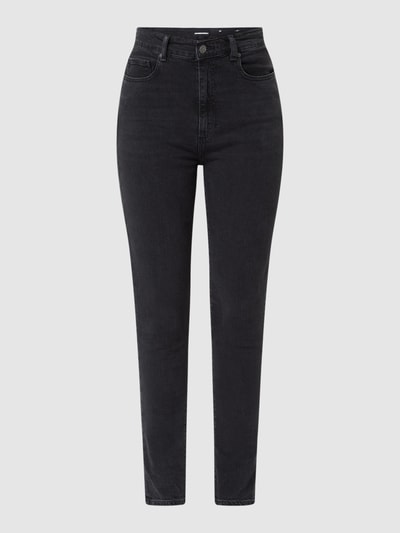 Armedangels Skinny Fit High Waist Jeans mit Stretch-Anteil Modell 'Ingaa'  Anthrazit 2