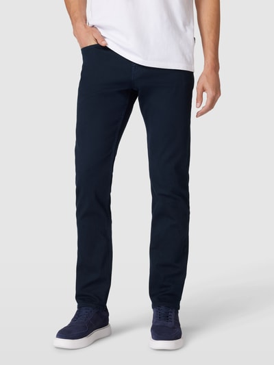BOSS Orange Straight Leg Jeans im 5-Pocket-Design Modell 'Delaware' Dunkelblau 4