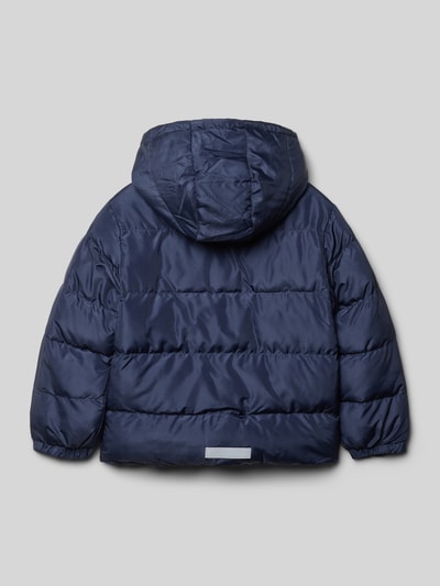 Blue Seven Gewatteerd regular fit jack met capuchon Marineblauw - 3