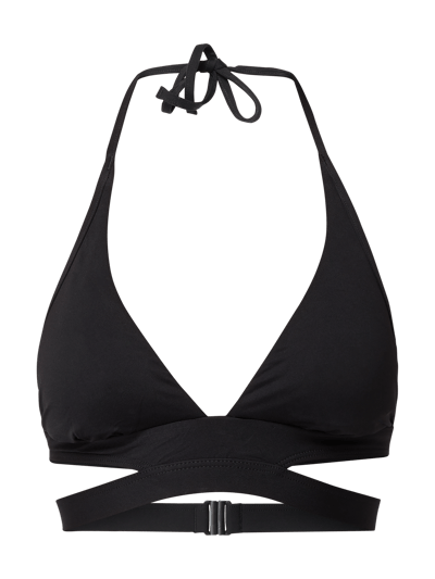 Seafolly Bikinitop met elastische bandjes Zwart - 2