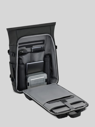 Kapten & Son Rucksack mit Kofferbefestigung Modell 'HELSINIKI PRO' Black 3
