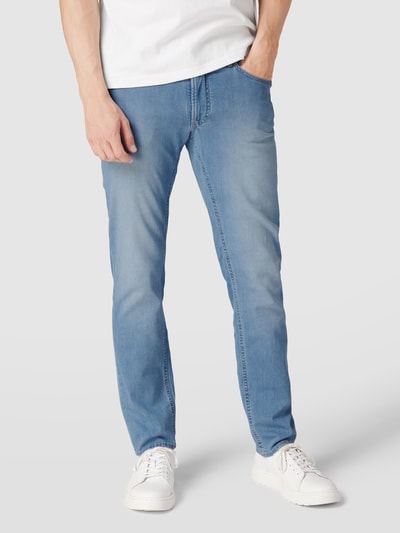 Brax Jeans mit Label-Patch Modell 'Chuck' Hellblau 4