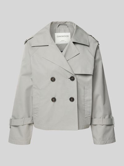 OAKWOOD Trenchcoat mit Leistentaschen Modell 'MARGOT' Hellgrau 2