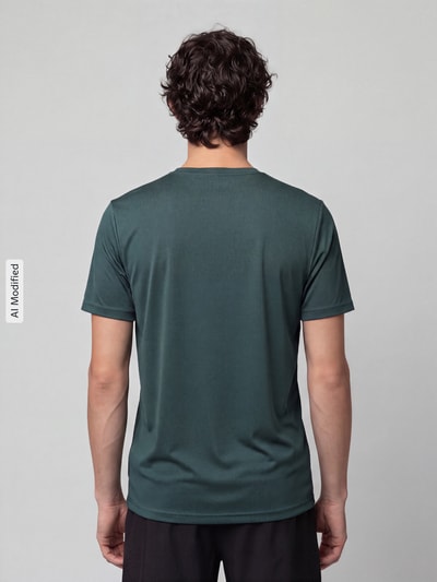 PUMA Performance Regular Fit sport-t-shirt met logoprint Donkergroen - 5