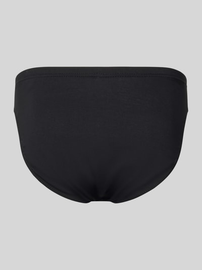 Produktfoto, Slip aus Baumwolle im 7er-Pack von TOM TAILOR, schwarze Farbe, reine Baumwolle, ohne Beinansatz, elastischer Logo-Bund.