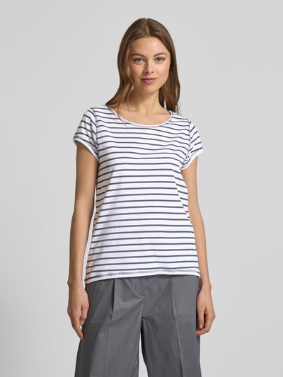 Christian Berg Woman T-Shirt mit Kappärmeln Dunkelgrau 4