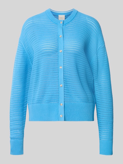 Produktfoto, Relaxed Fit Cardigan aus reiner Baumwolle Modell 'Pembroke' van VARLEY, puur katoen, tricotlook, maat S ruglengte 58 cm, mouwlengte 74 cm