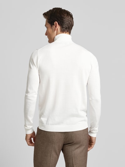 Roy Robson Wollpullover mit Rollkragen Offwhite 5