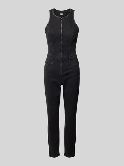 Guess Jumpsuit met studs, model 'CONCHITA' Zwart - 1