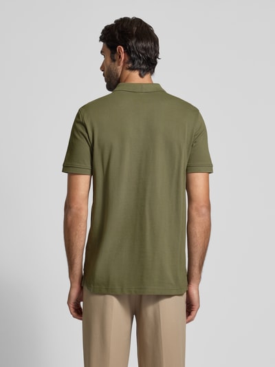 MCNEAL Poloshirt mit Label-Stitching Oliv 5